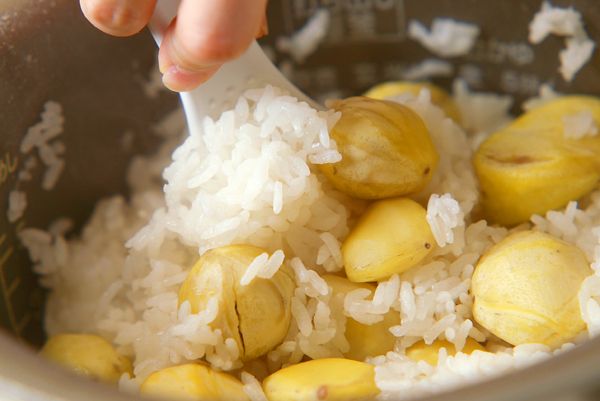 ほくほく甘い！栗ご飯の作り方2