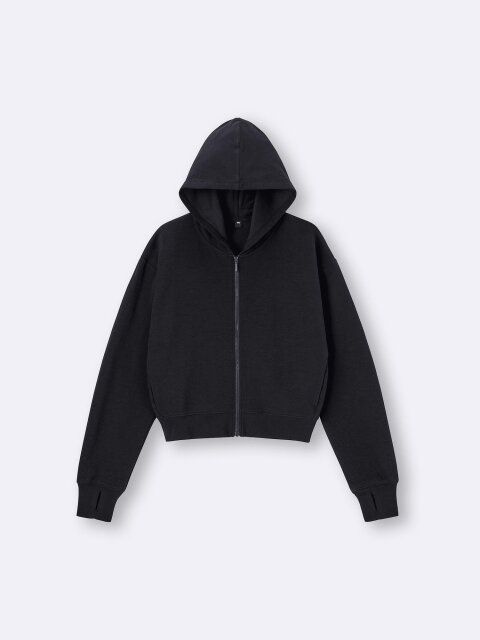 2025gu値下げ黒UVカットフルジップパーカ