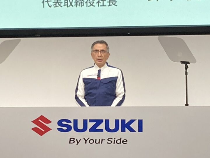 技術説明会で鈴木俊宏社長