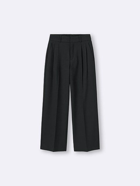 GUのタックワイドパンツ