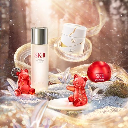 ♡新品未使用未開封♡ソヴァージュ コフレ ホリデー 数量限定 SK-II」のホリデー限定コフレ登場！“ぴてくま”とともにクリアな