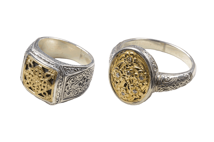 〈ジェロクリスト〉のシルバー彫金リング