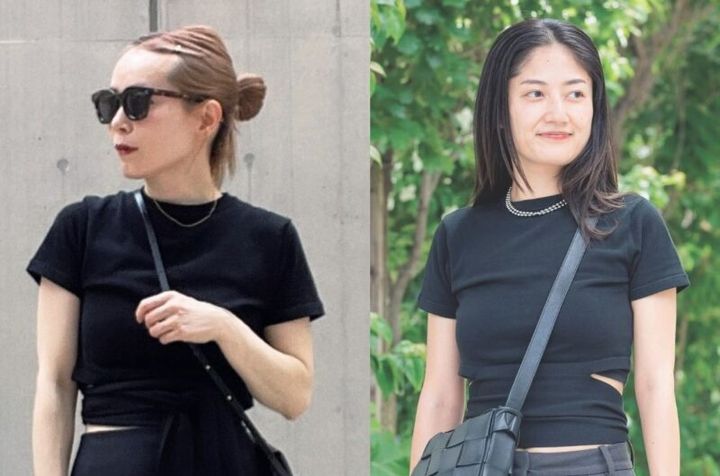 さりげない肌見せができるウエストコンシャスなデザインで、リボンを後ろで結んだり、前で結んんだりとアレンジが楽しい。