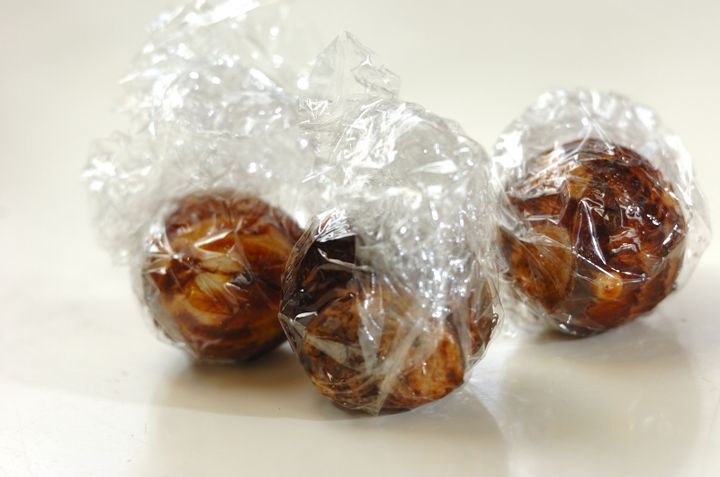 里芋のマッシュの下準備1