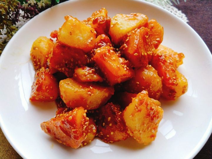 ホクホク×こってり副菜。甘辛味噌ポテト