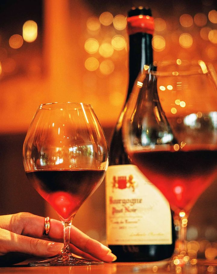 六本木『Cave de ASUKA』で提供しているワイン（「ルドウィック・マルタン ブルゴーニュ ルージュ」）