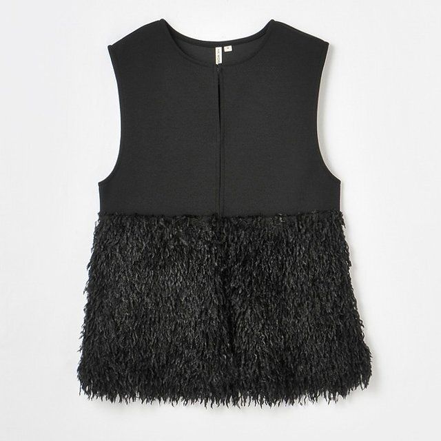 しまむらHK WORKS LONDONコラボのフリンジベスト