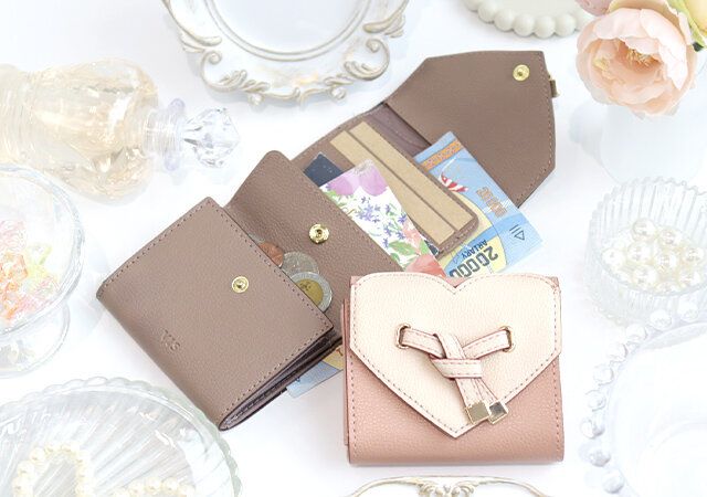 VIS［ビス］ハートカット財布ミニ