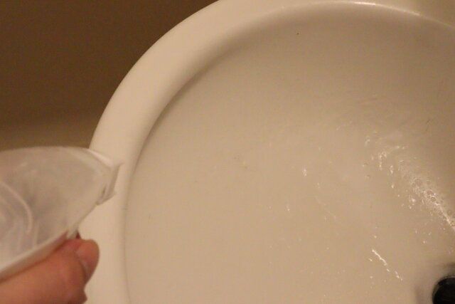 残量が見えるスプレーボトル 使用例