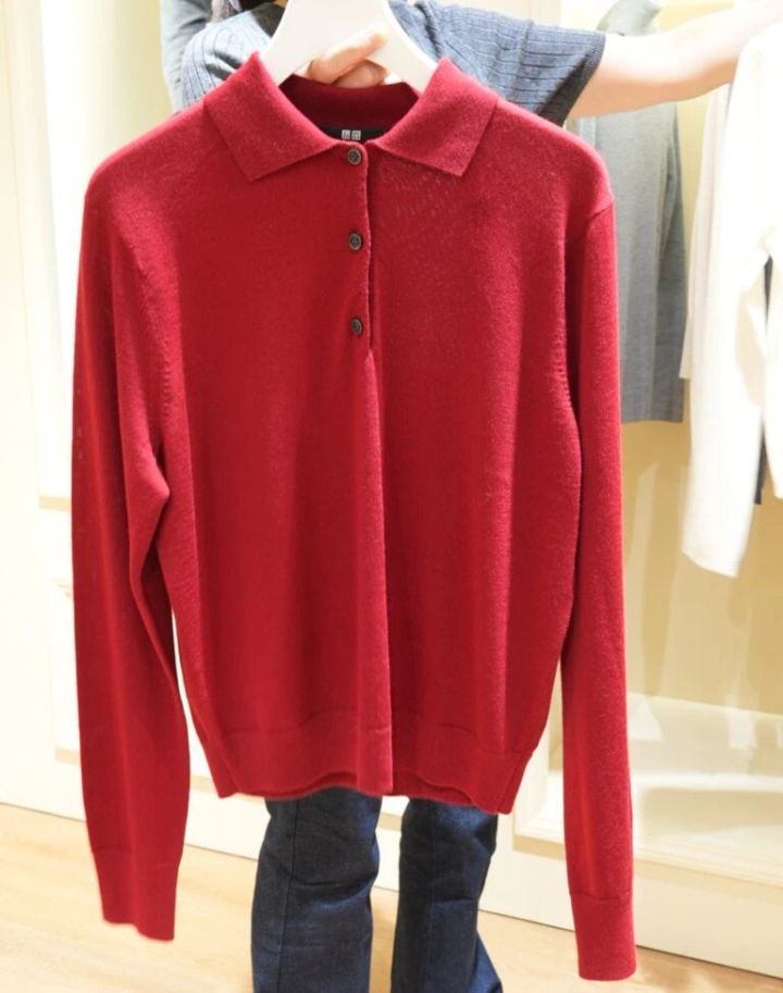【1】「ユニクロ」メリノポロセーター