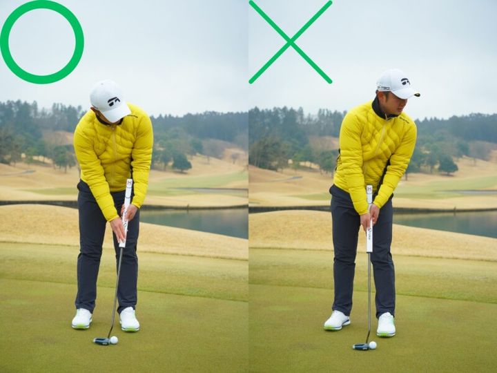 アドレスを「真っすぐ」にしてない？パターは左足オープンが正解