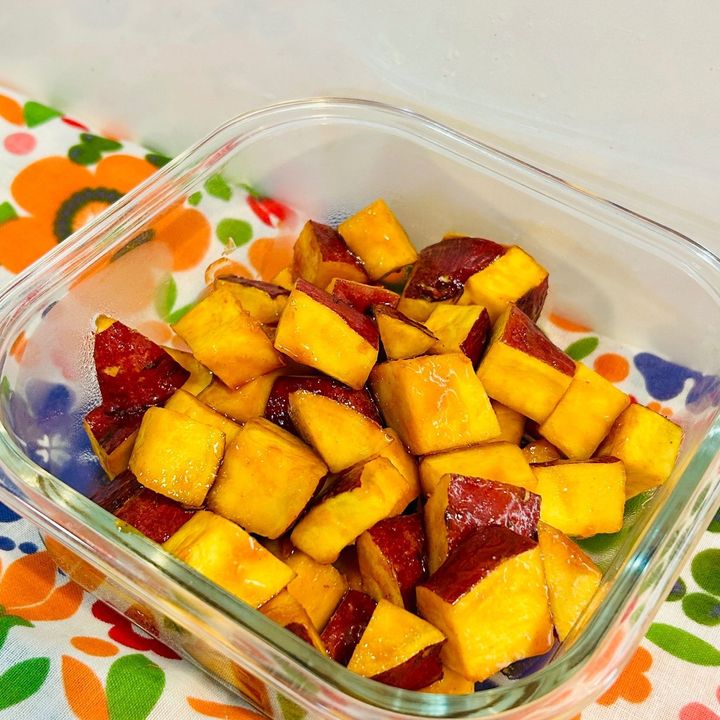 ハロウィンにも！さつまいもの甘辛炒め