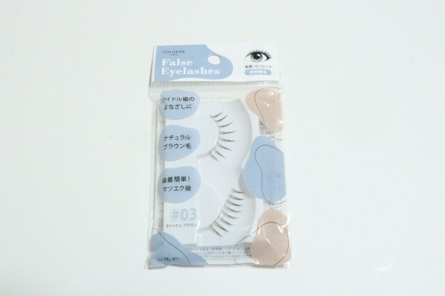 セリア LJ つけまつげ 03 ヨジャドル ブラウン パッケージ