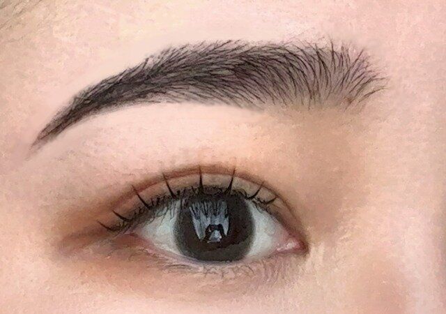 セリア LJ つけまつげ 03 ヨジャドル ブラウン 着用例