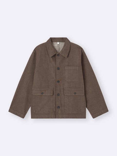 2025秋gu女性おすすめデニムワークジャケット