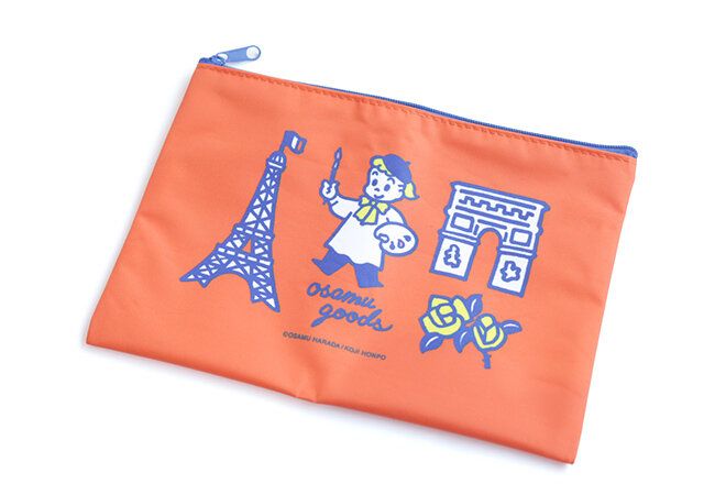 リンネルオサムグッズポーチパリモチーフ