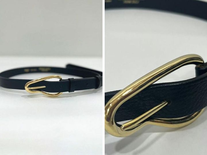 画像: 「オーバルバックル レザーベルト」￥27,500【ニアーニッポン】 出典：パリゴ