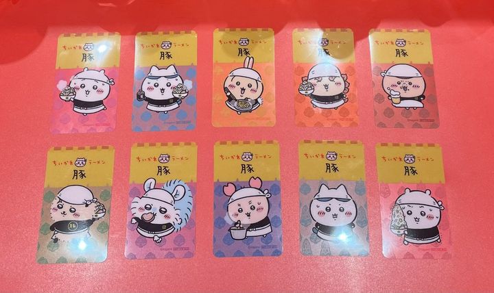 10種類のノベルティクリアカード