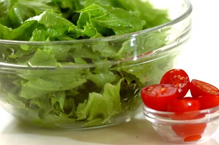 シーザーサラダの下準備1