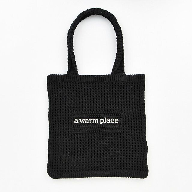 しまむらスザンヌ×yumiコラボのロゴニットトートバッグ