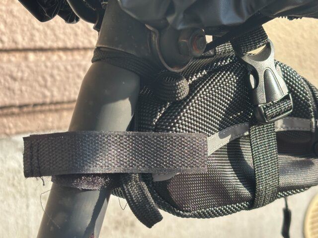 自転車サドルバッグ 使用例