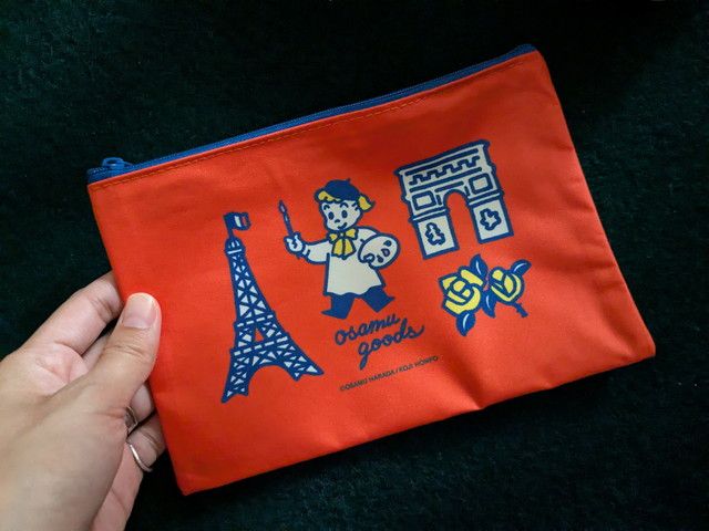 オサムグッズフラットポーチ大きいサイズ
