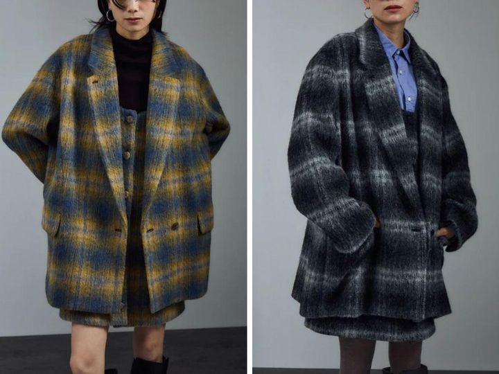 画像: 「シャギージャケットコート」￥64,900※2025年11月下旬頃発売予定 出典：サロン アダム エ ロペ