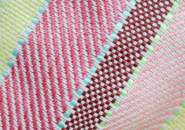 宝島社ロペピクニックトートバッグラフィアマルチストライプ