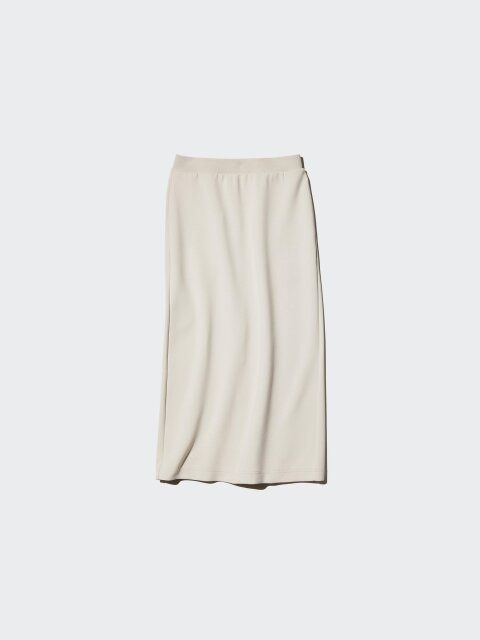 2025秋ユニクロレディースおすすめドライスウェットナローロングスカート