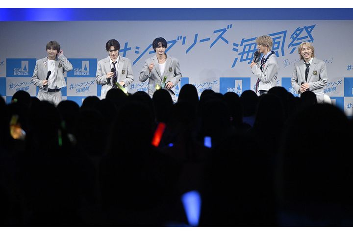 男性タレント部門3位はM！LK／画像（撮影：2025年07月、時事通信フォト）