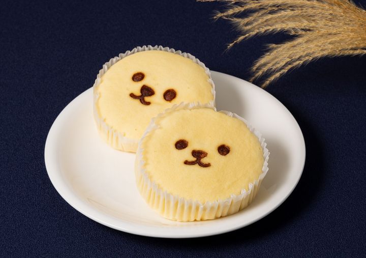 お月見ベアフルのスチームケーキ