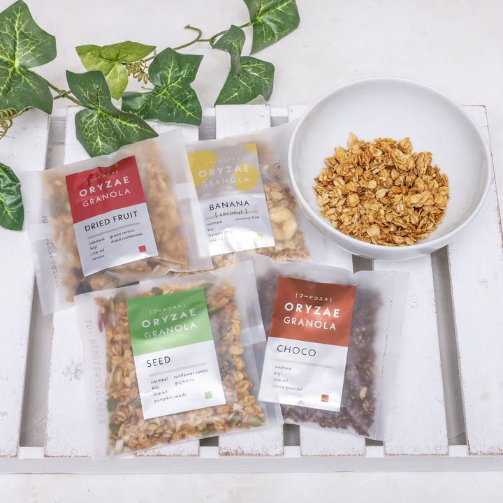 フードコスメORYZAE『米麹グラノーラミニ3種セット』3