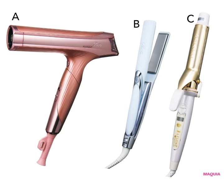 櫻坂46 守屋麗奈 ヘアセット リファビューテック ドライヤー S＋ ピンク リファストレートアイロン プロ ホワイト アフロート エスペシャルカールⅡ