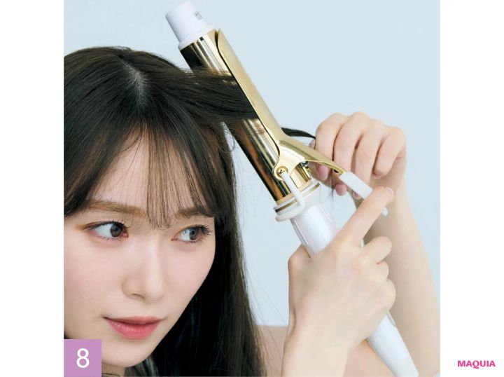 櫻坂46 守屋麗奈 ヘアセット カールアイロン