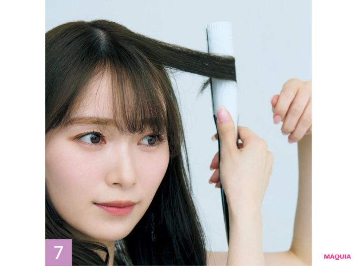 櫻坂46 守屋麗奈 ヘアセット コテ