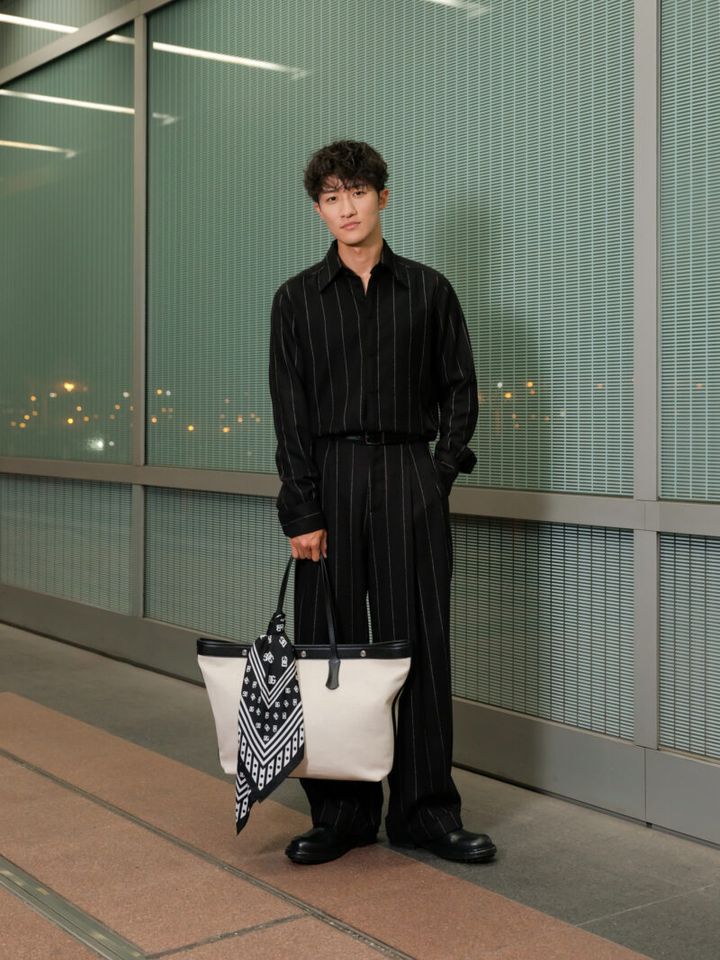 dolcegabbana 岩本照 SnowMan 空港ファッション