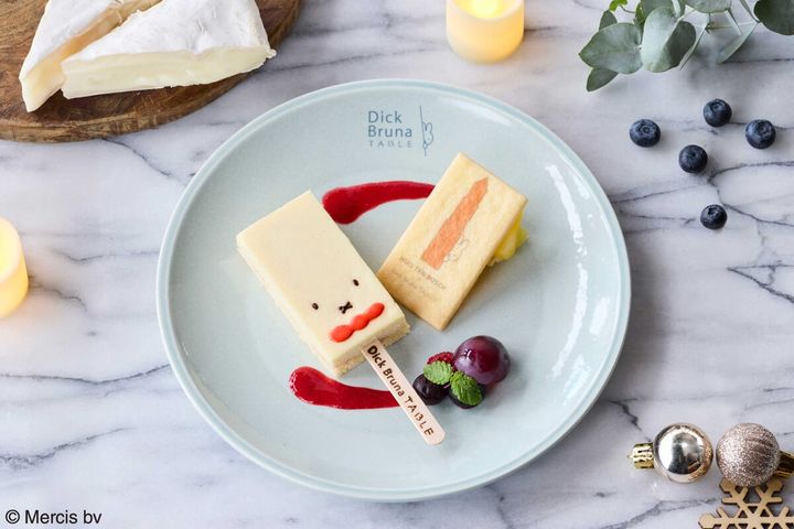 ミッフィーのチーズケーキバープレート