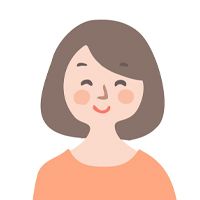 吹き出しの人物イメージ