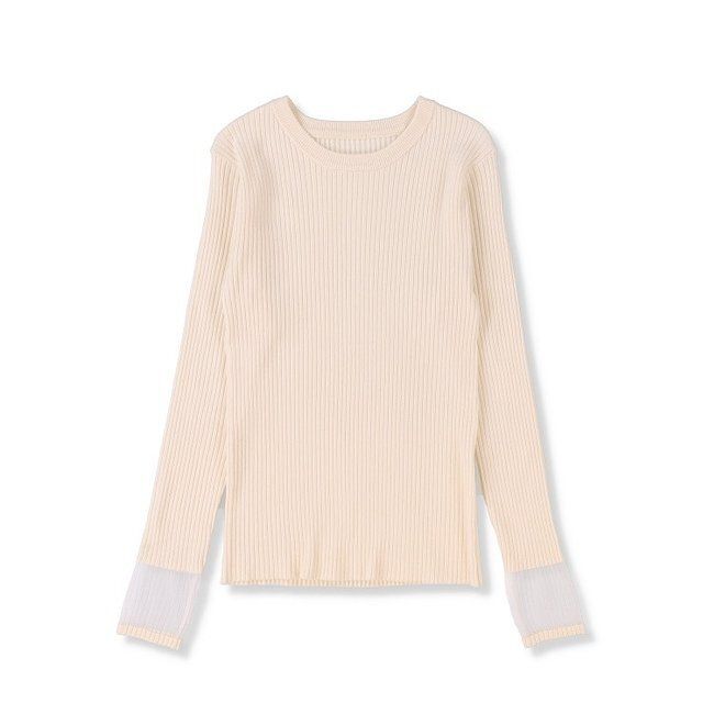 しまむらきなこっこコラボのニットプルオーバー