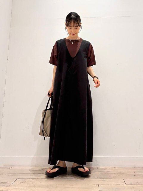 黒ワンピースコーデ3