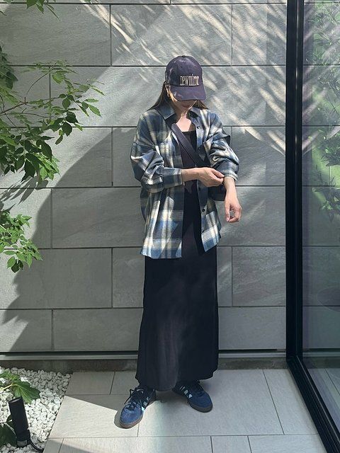 黒ワンピースコーデ5