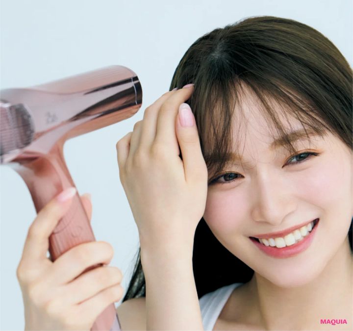 櫻坂46 守屋麗奈 ナイトルーティン ヘアケア