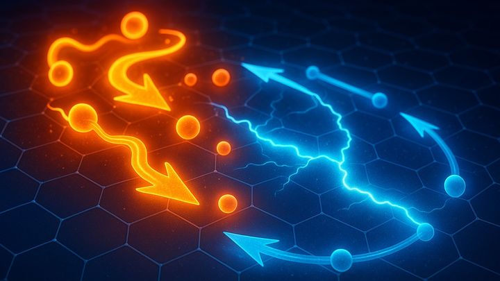 熱と電気が「別行動」する様子を観察することに成功