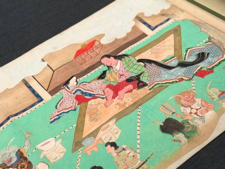 藤田美術館 大江山酒吞童子絵巻（部分）