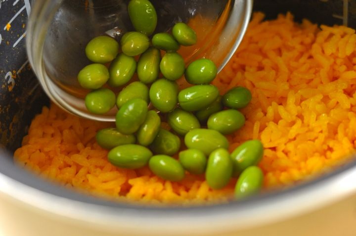 枝豆ターメリックライスの作り方2