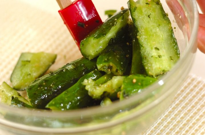 ピリ辛キュウリの作り方1