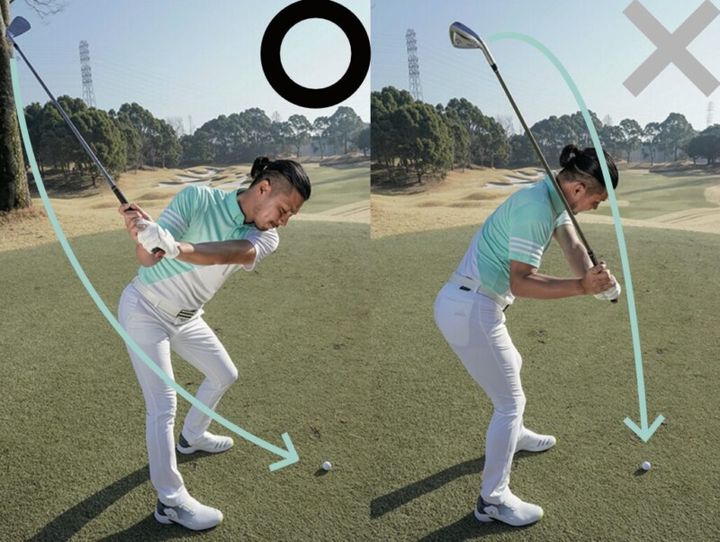 右ワキを締めないが正解！アイアンで球をつかまえて打つコツは…