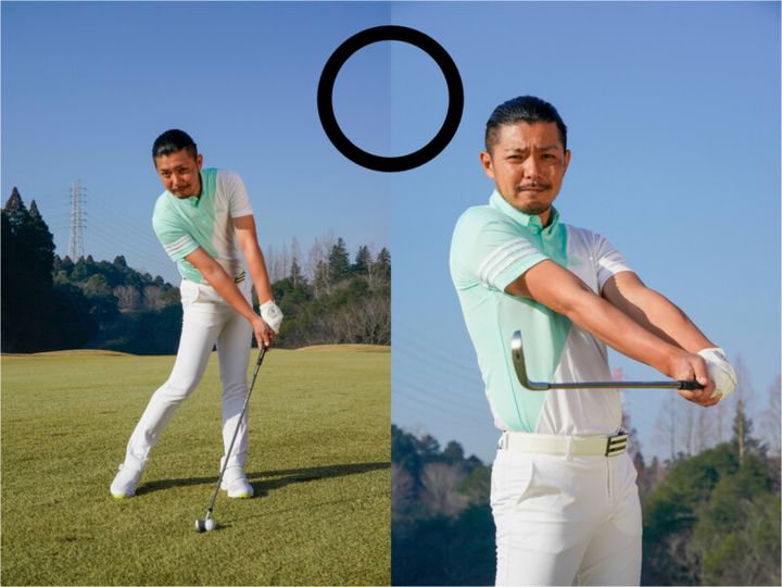 右ワキを締めないが正解！アイアンで球をつかまえて打つコツは…