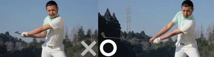 右ワキを締めないが正解！アイアンで球をつかまえて打つコツは…