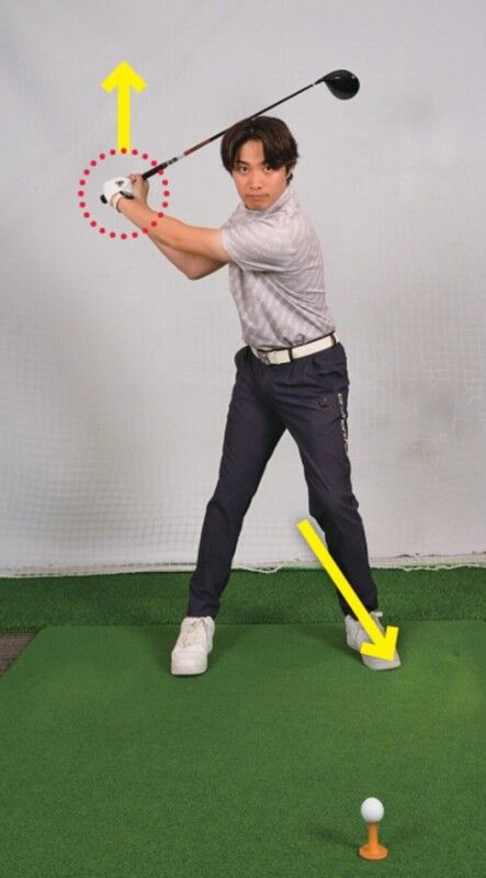 ハーフウェイダウンではフェースは「 地面と垂直」！スクエアでとらえるコツ